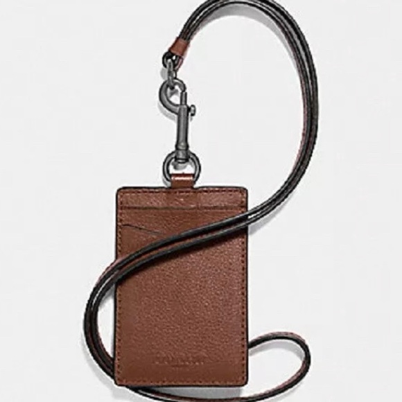 Authentic Coach Calf leather sport lanyard/Cd/ID - Picture 7 of 7